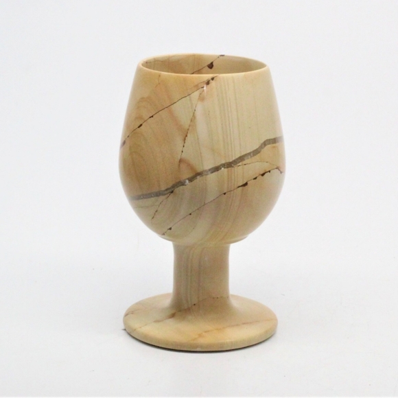 *New Natural Onyx Marble Wine Glasses Handcrafted Set - Picture 2 of 7